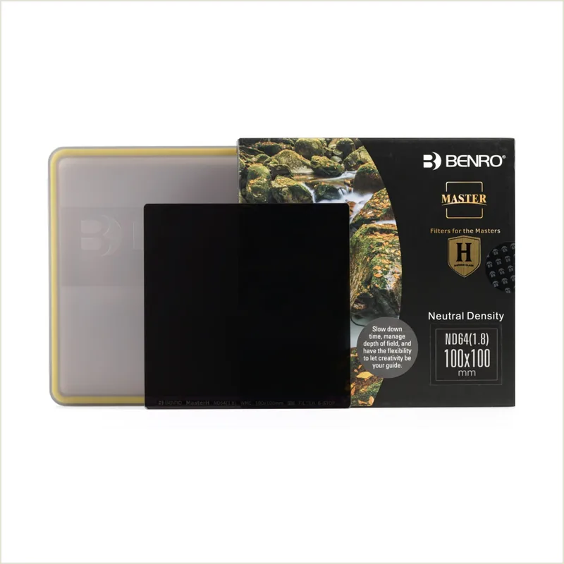Cветофильтр Benro Master Harden Series ND64 (1.8) Square Filter 100х100 мм нейтрально-серый