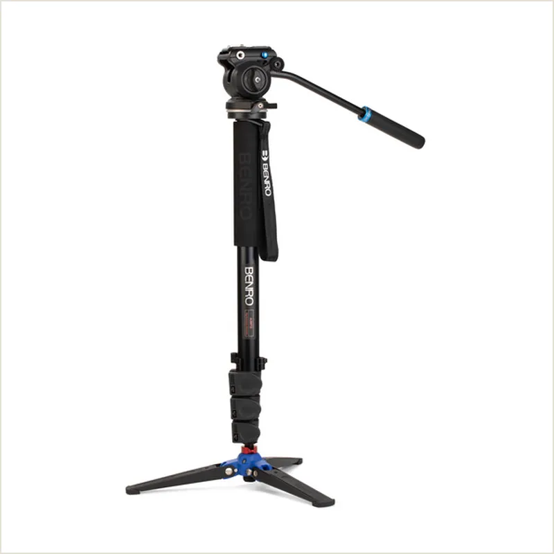 Benro A38FDS2PRO монопод Classic с видеоголовой/алюминиевый с клипсами