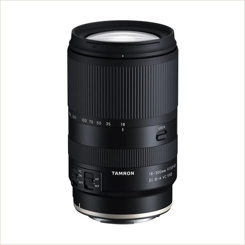 Объектив Tamron 18-300mm f/3.5-6.3 Di III-A VC VXD CANON RF, Черный