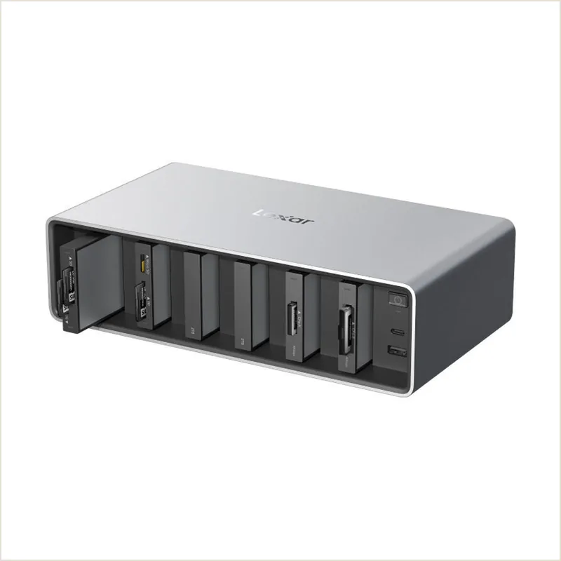 Адаптер карты памяти Lexar Professional Workflow с Thunderbolt4 uplink,6Module bay (LPWF800N-4A1NGL)