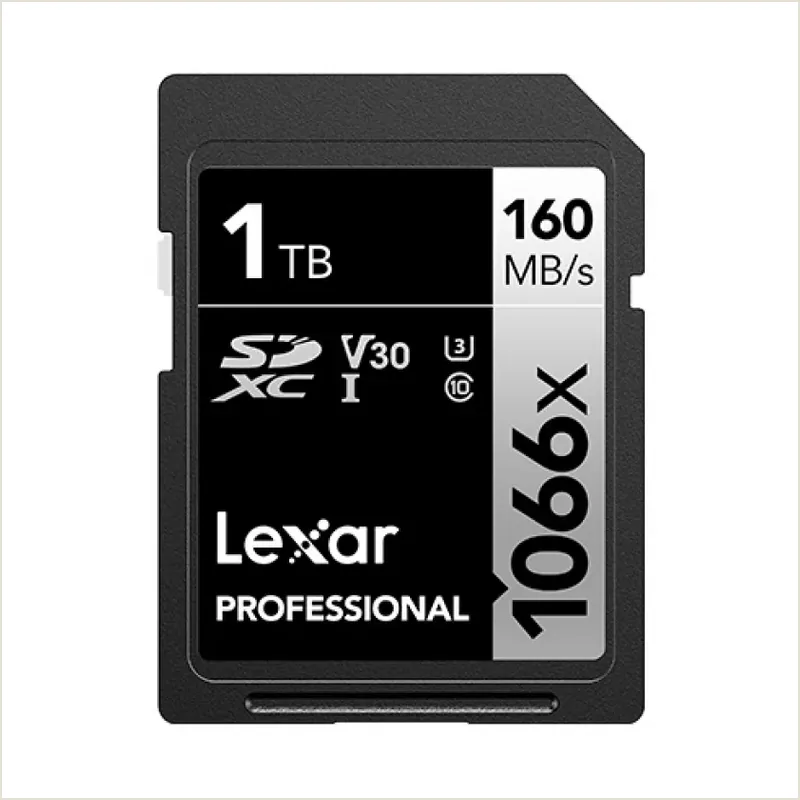 Карта памяти 1TB Lexar Professional SDXC UHS-I (160/120MB/s) C10 V30 U3 (LSD1066001T-BNNNG)
