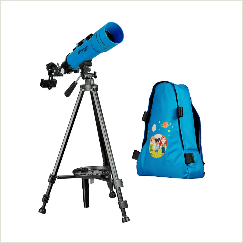Телескоп BRESSER JUNIOR 70/400 в синем рюкзаке (8850610WXH000)