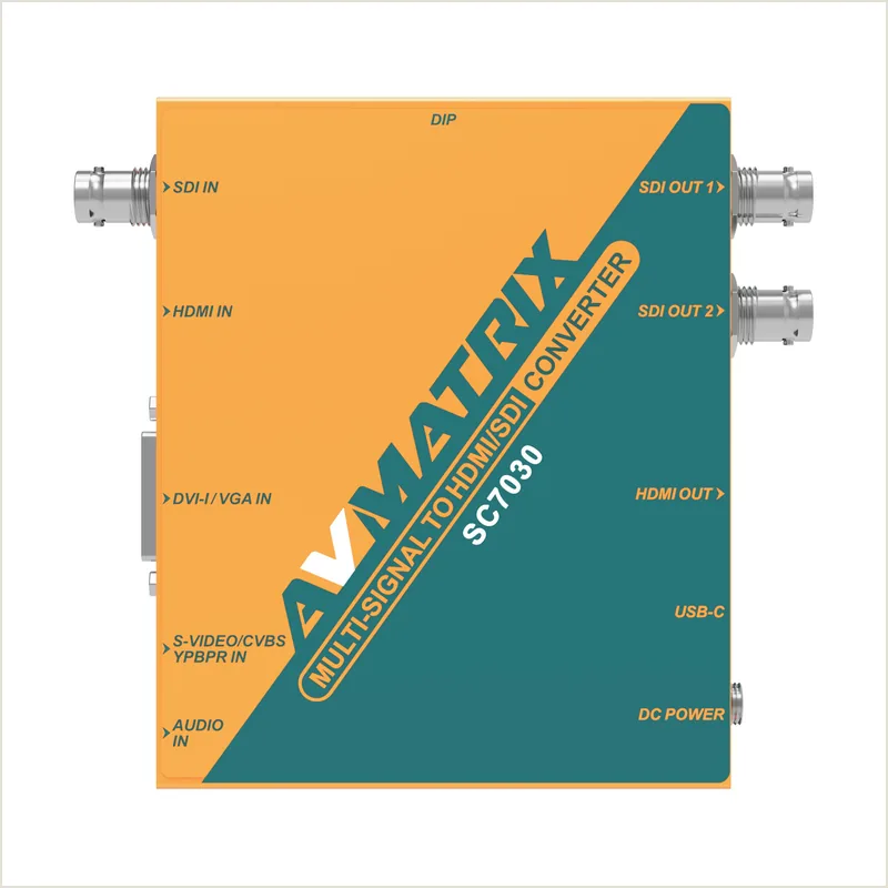 Конвертер AVMATRIX SC7030 мультисигнальный в HDMI, SDI