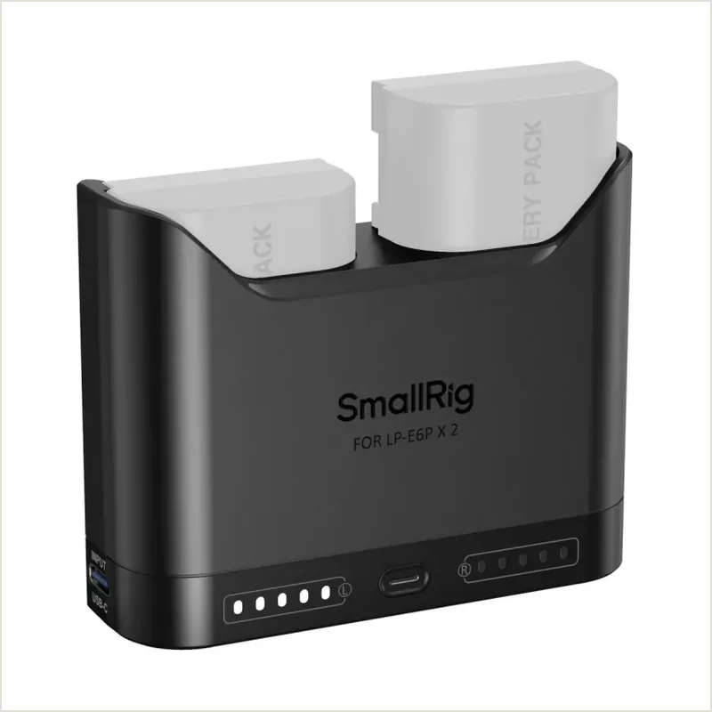 SmallRig 5490 Быстрое зарядное устройство для аккумуляторов Canon LP-E6P